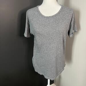 Madewell Woman’s 2 Piece Cotton Gray Short Sleeve T- Shirts-‎ Size M